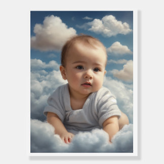 Adorable Baby Milestones Poster – Monthly Growth