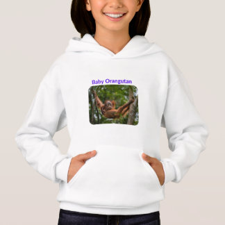 Adorable Baby Orangutan T-Shirt – Minimalist Jungl Hoodie