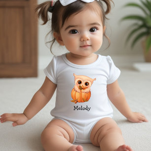 Adorable Baby Owl Baby Jersey Bodysuit