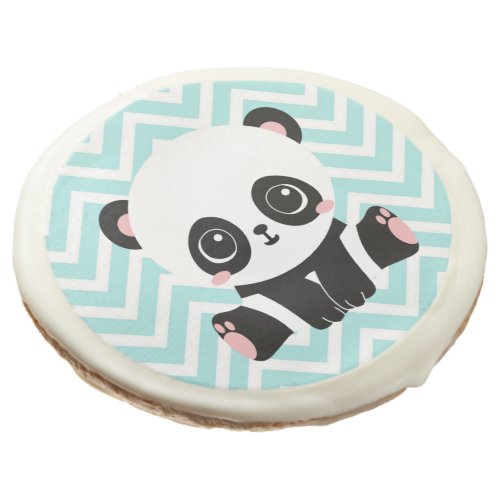 Adorable Baby Panda Boy Sugar Cookies