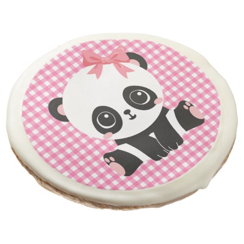 Adorable Baby Panda Girl Sugar Cookies
