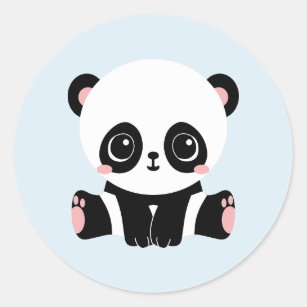 Adorable Panda Stickers Zazzle