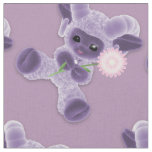 Adorable Baby Plush Toy Ram Country Plum Purple Fabric