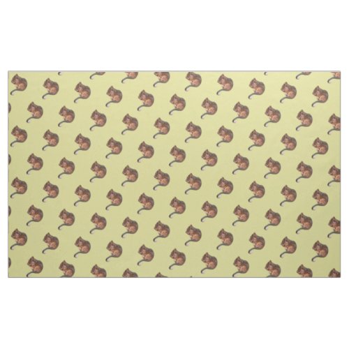 Adorable Baby Ringtail Possum in Australia Fabric