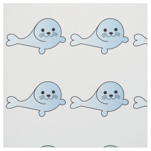 Adorable Baby Seal Fabric