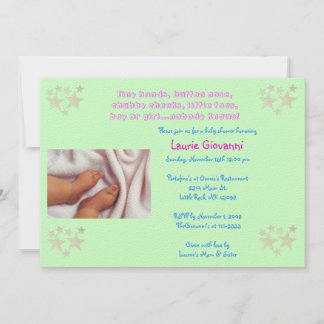 Adorable Baby Shower Invitation/Announcement Invitation