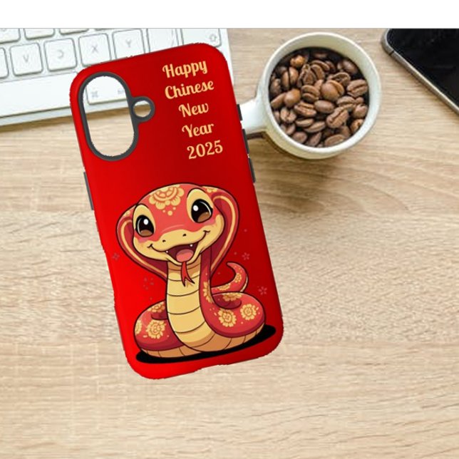 Adorable Baby Snake Chinese New Year Case-Mate iPhone Case (Creator Uploaded)