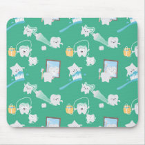 Adorable Baby Teeth Dental Office Dentist  Mouse Pad