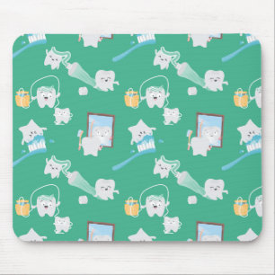 Adorable Baby Teeth Dental Office Dentist Mouse Pad