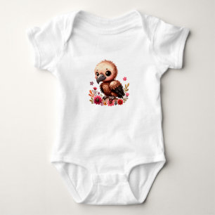 Adorable Baby Vulture Design Baby Bodysuit