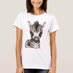Adorable Baby Zebra T-Shirt