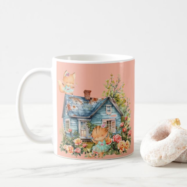 Adorable Ballerinas Coffee Mug (With Donut)