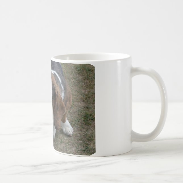 Adorable Basset Hound Coffee Mug (Right)