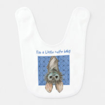 Adorable Bat Baby Bib