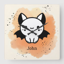 Adorable Bat Buddy - Kawaii Minimalist Nursery Art