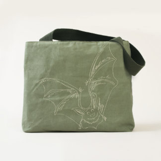 Adorable Bat Canvas Bag