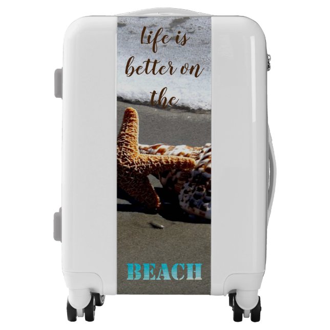 Adorable Beach,Seastar,Seashell Luggage (Front)