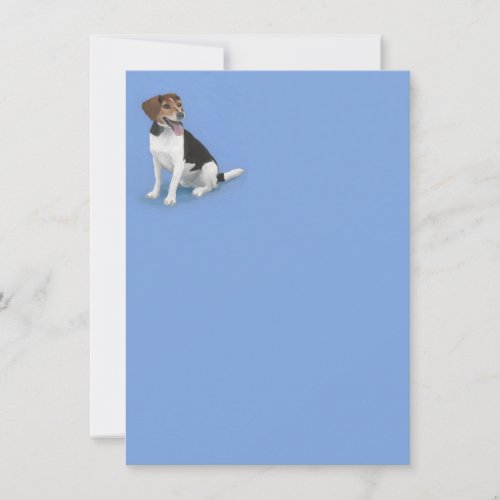 Adorable Beagle Mix Note Card
