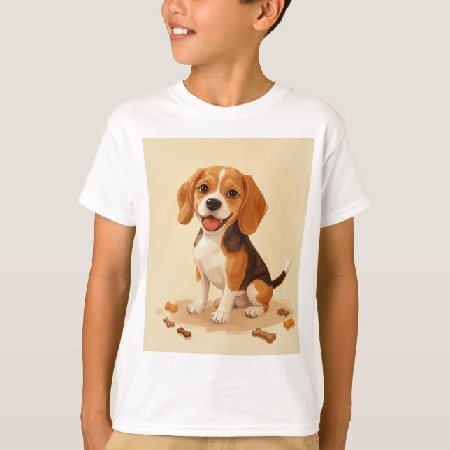 Adorable Beagle Shirt - Kids (Front)