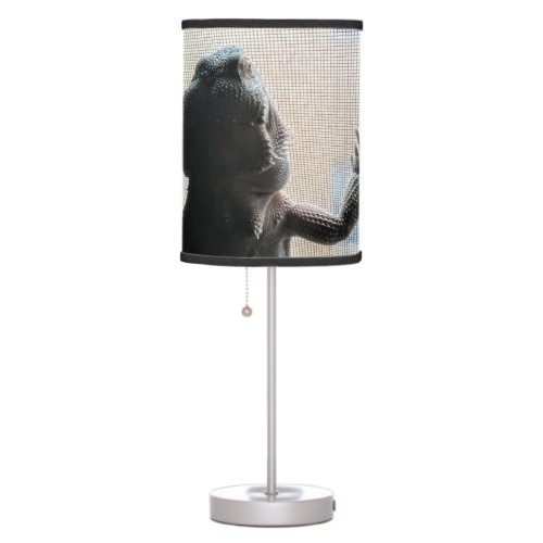 Adorable Bearded Dragon Picture Table Lamp