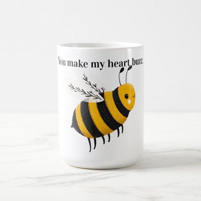 🐝 Adorable Bee Mug for Sweet Moments ☕💛 (Center)
