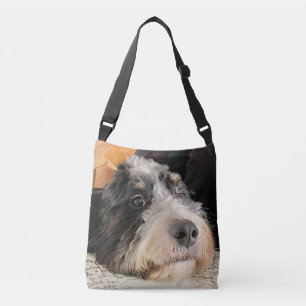 Adorable Bernedoodle Crossbody Bag