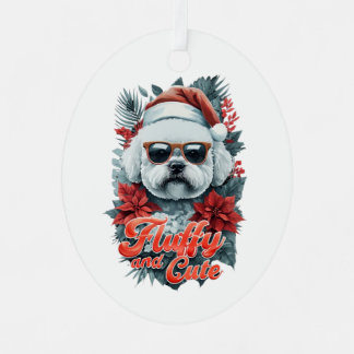 Adorable Bichon Ornament