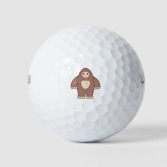 Adorable Bigfoot Golf Balls (Front)