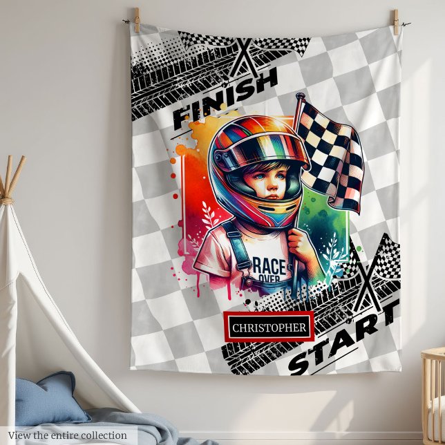 Adorable Blanket Formula 1 Boy Racing Birthday (Adorable Blanket Formula 1 Boy Racing Birthday)