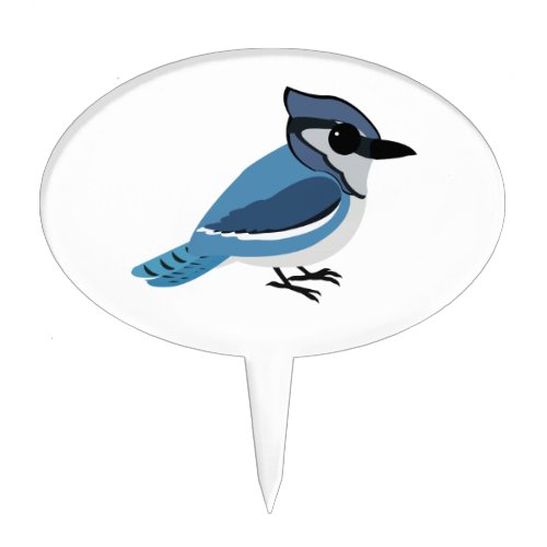 Adorable Blue Jay Cake Topper
