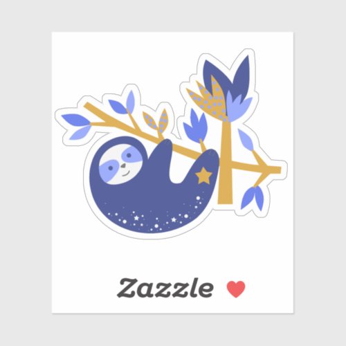 Adorable Blue Koala Bear Laptop Sticker