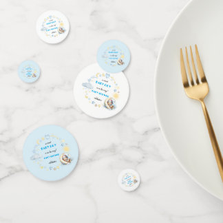 Adorable Blue Table Confetti
