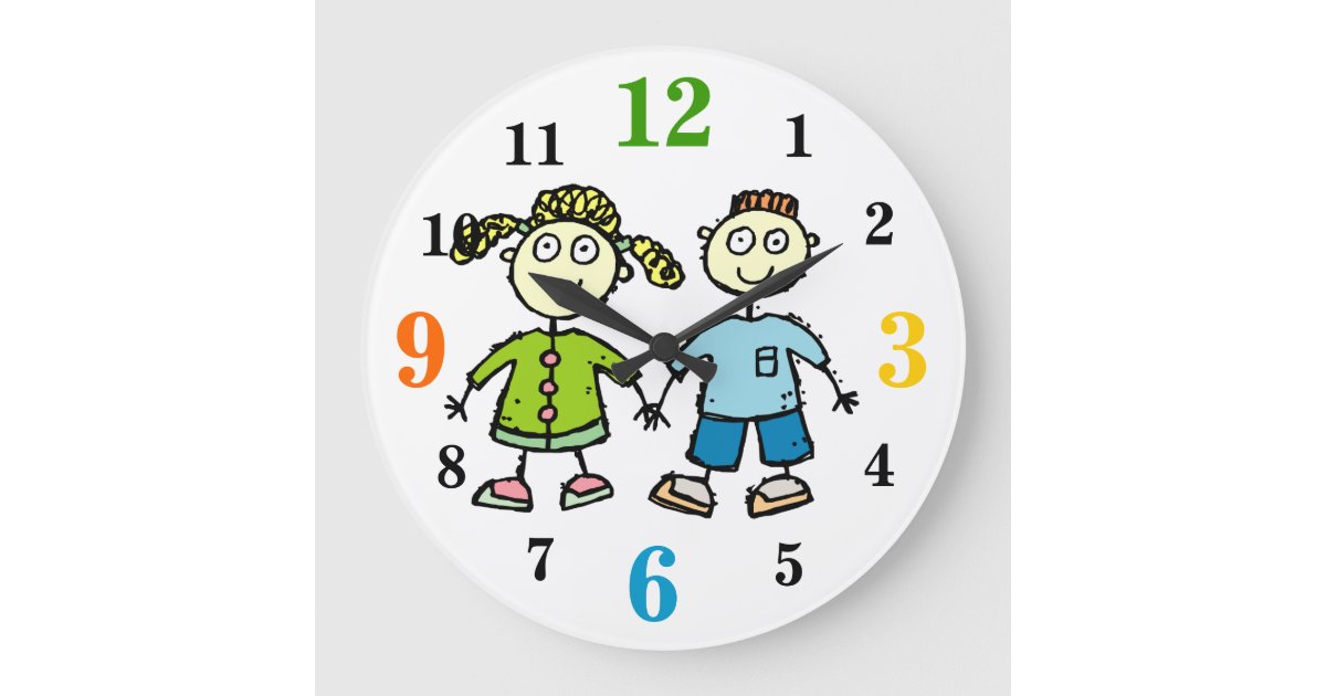 clock drawing for kids