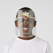 Adorable Brunette Fairy Princess Face Shield (Insitu)