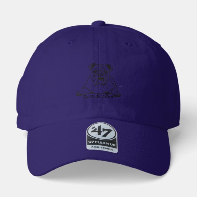 Adorable Bulldog 47 Brand Hat (Front)