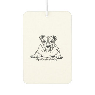 Adorable Bulldog Air Freshener