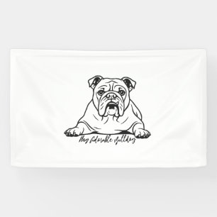 Adorable Bulldog Banner