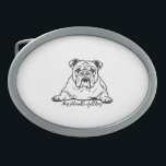 Adorable Bulldog Belt Buckle<br><div class="desc">Adorable Bulldog</div>