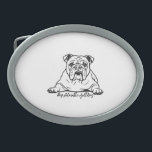 Adorable Bulldog Belt Buckle<br><div class="desc">Adorable Bulldog</div>