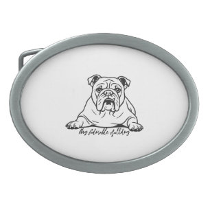 Adorable Bulldog Belt Buckle