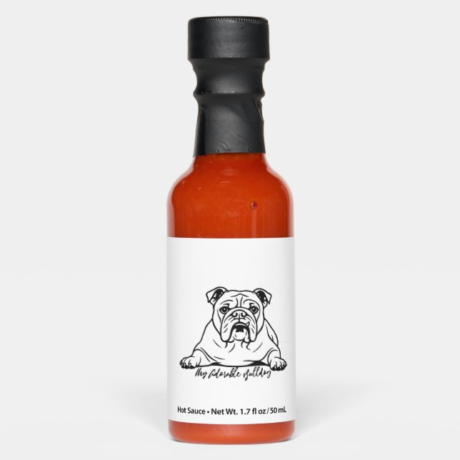 Adorable Bulldog Hot Sauces (Front)