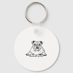 Adorable Bulldog Keychain