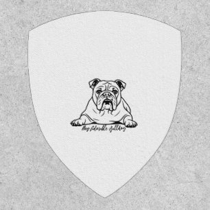 Adorable Bulldog Patch