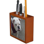 Adorable Bulldog Pencil Holder