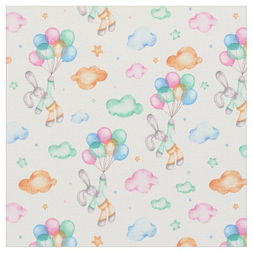 Adorable Bunnies Fabric