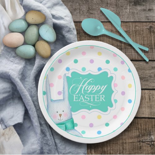 Adorable Bunny Easter ID646 Paper Plates