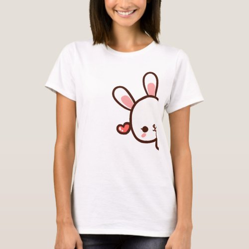 Adorable Bunny Love T_Shirt