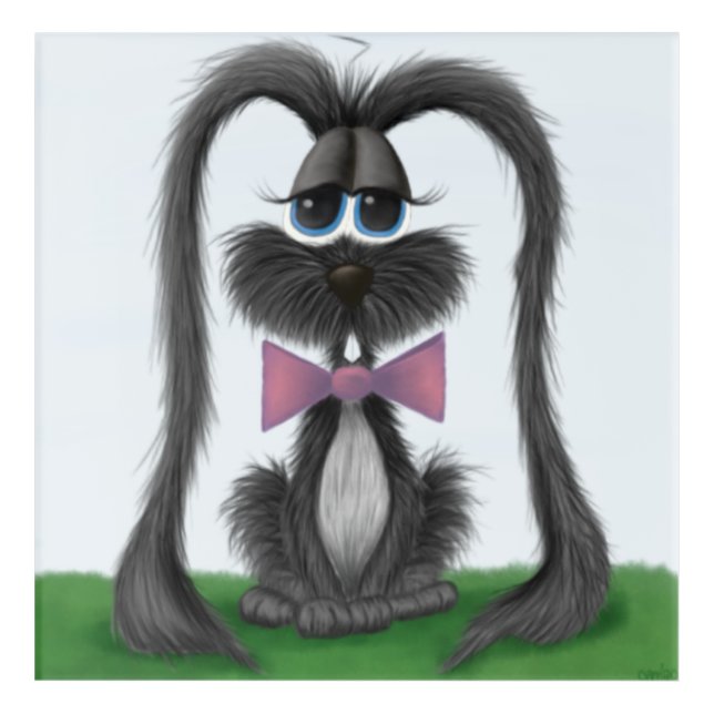 Adorable Bunny Rabbit Acrylic Print (Front)