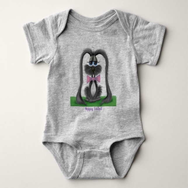 Adorable Bunny Rabbit Baby Bodysuit (Front)