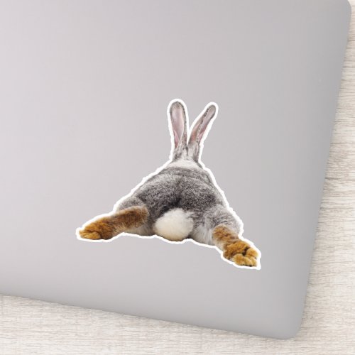 Adorable Bunny Rabbit Butt Tail Sticker